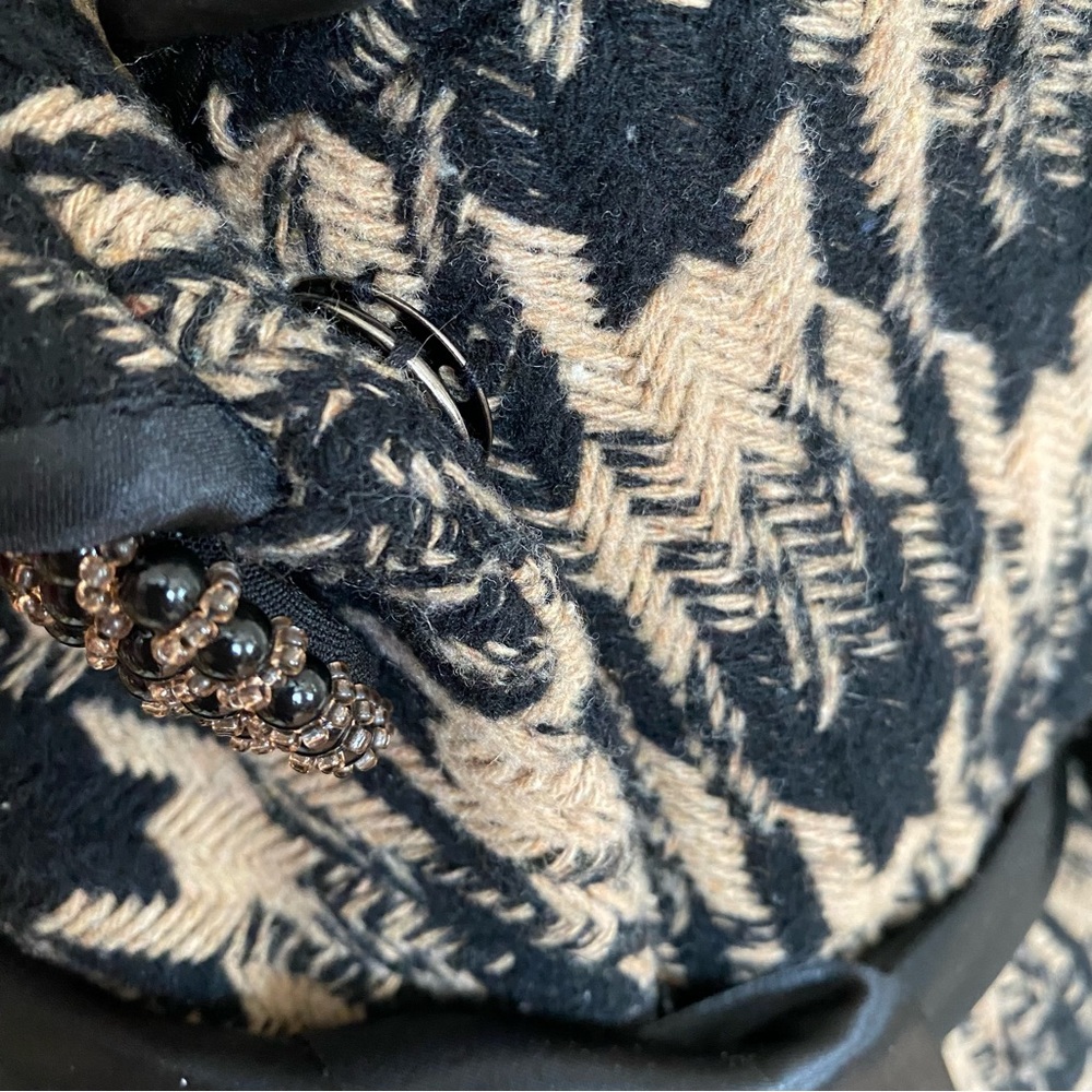 Vertigo Paris Houndstooth Cape Jacket - image 5